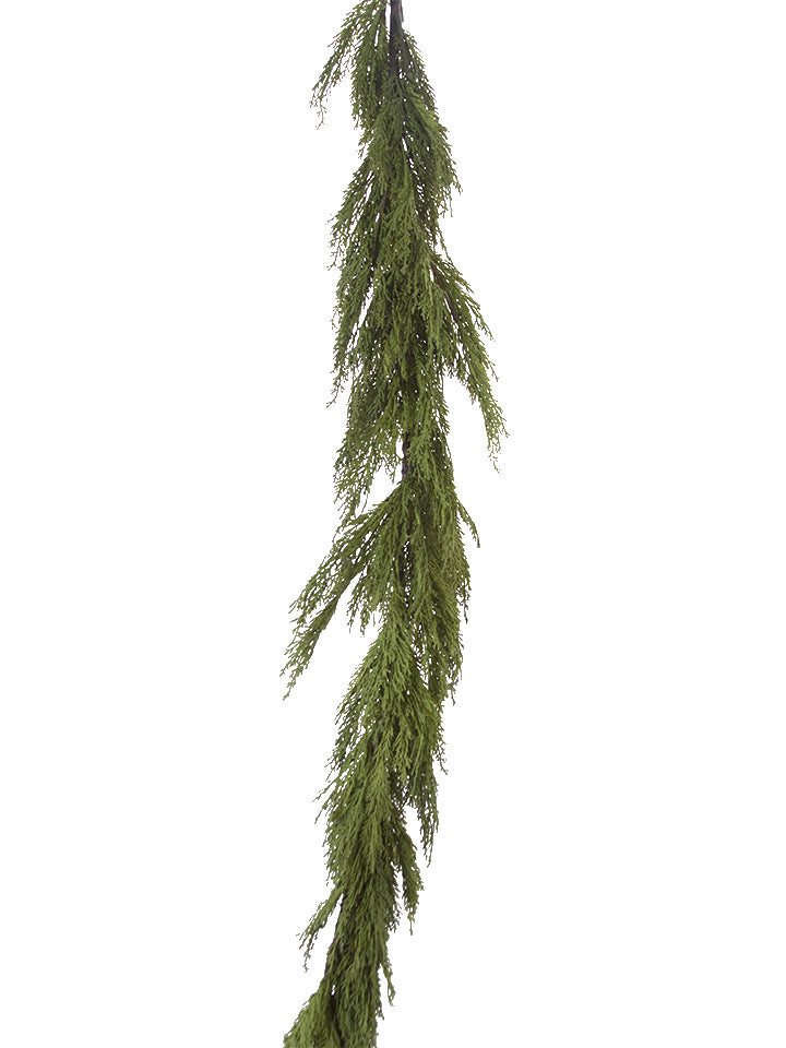 6’ White Cedar Garland