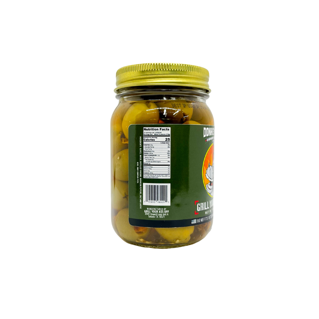 Donkey Balls Habanero Stuffed Olives