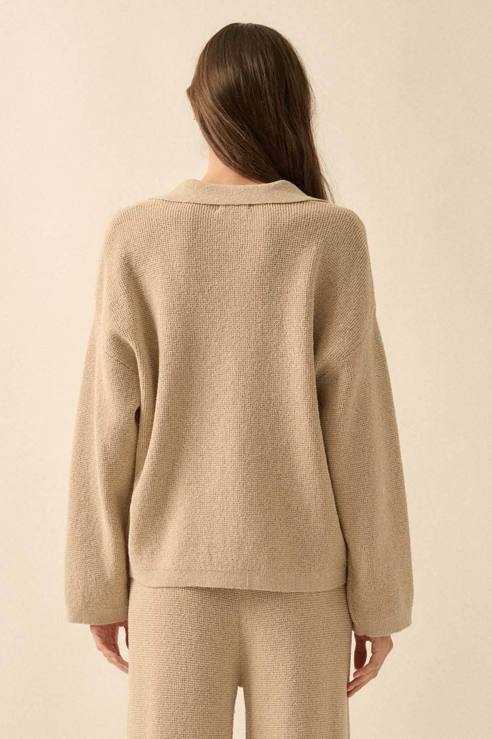 Collared Polo Sweater