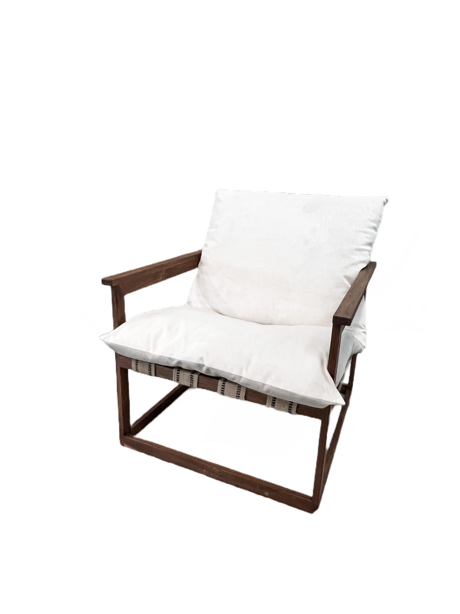 The Weekender Chair - Walnut/Stone