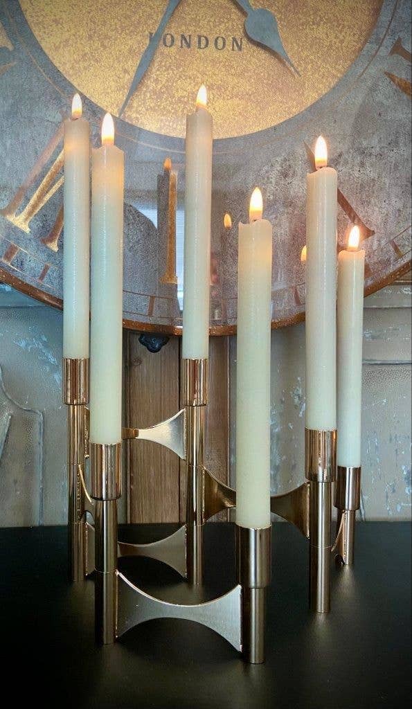 Modern Candleabra - Gold