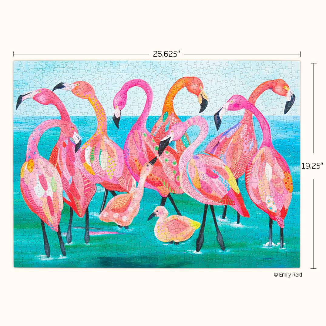 Flamingo Beach - 1000 Piece Puzzle