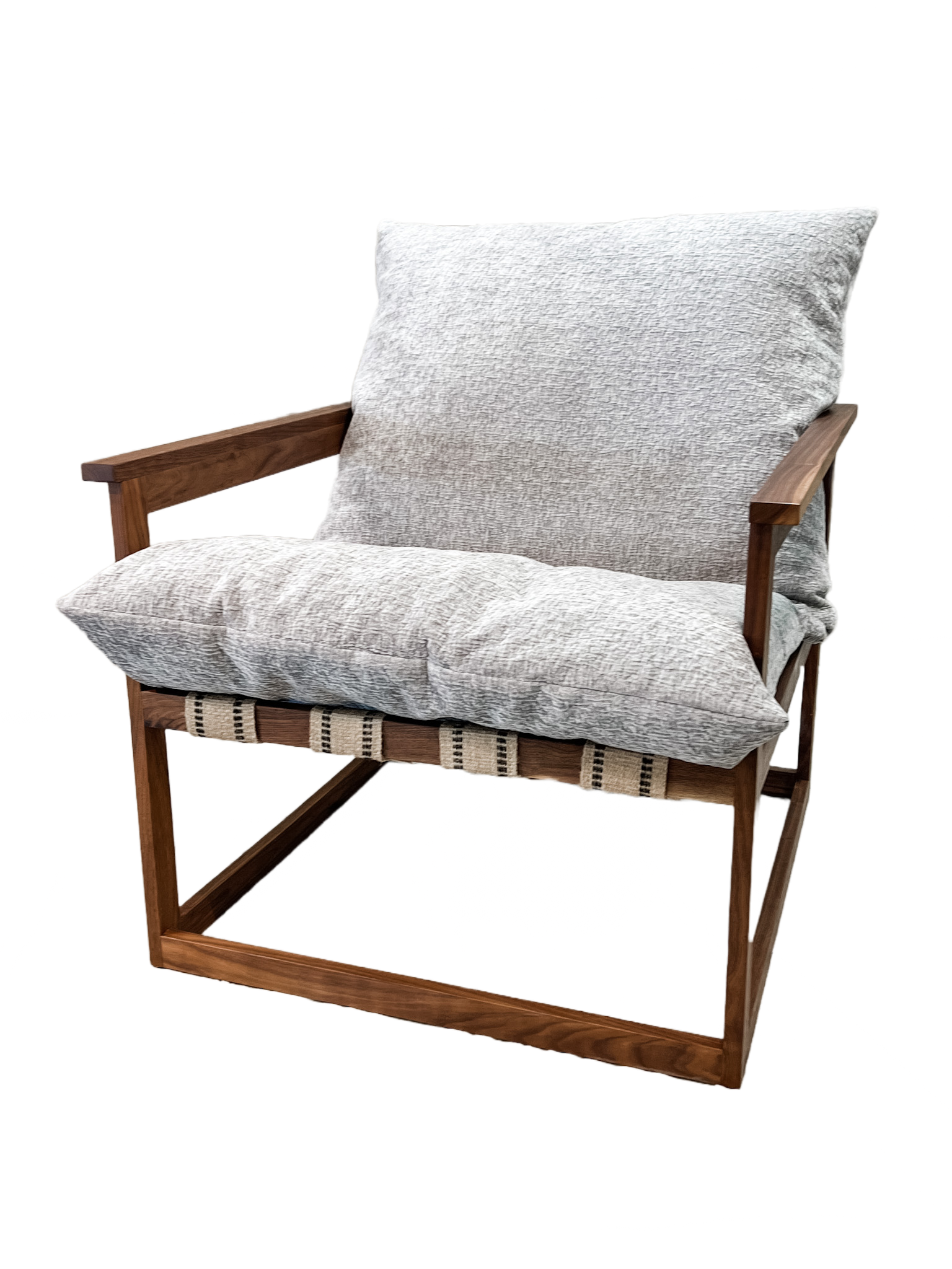 The Weekender Chair - Walnut/Pewter