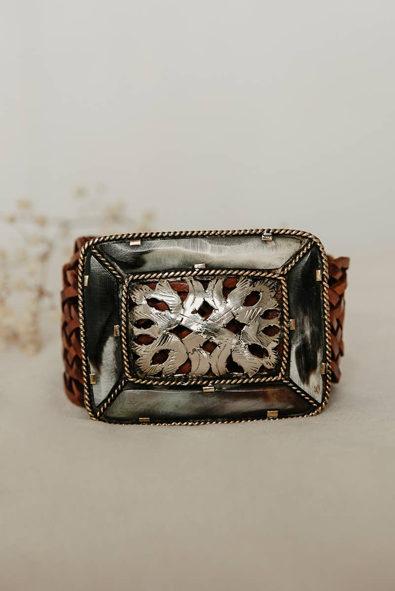 Empire Brown Leather Belt