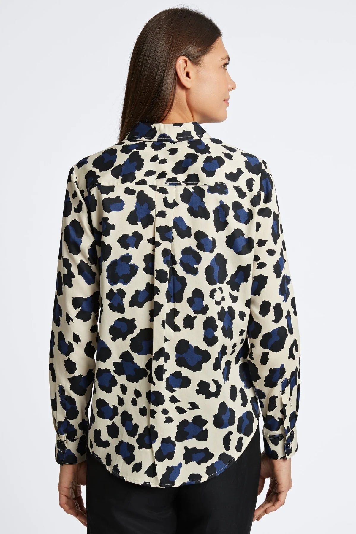 Charlie No Iron Large Cheetah Print Shirt