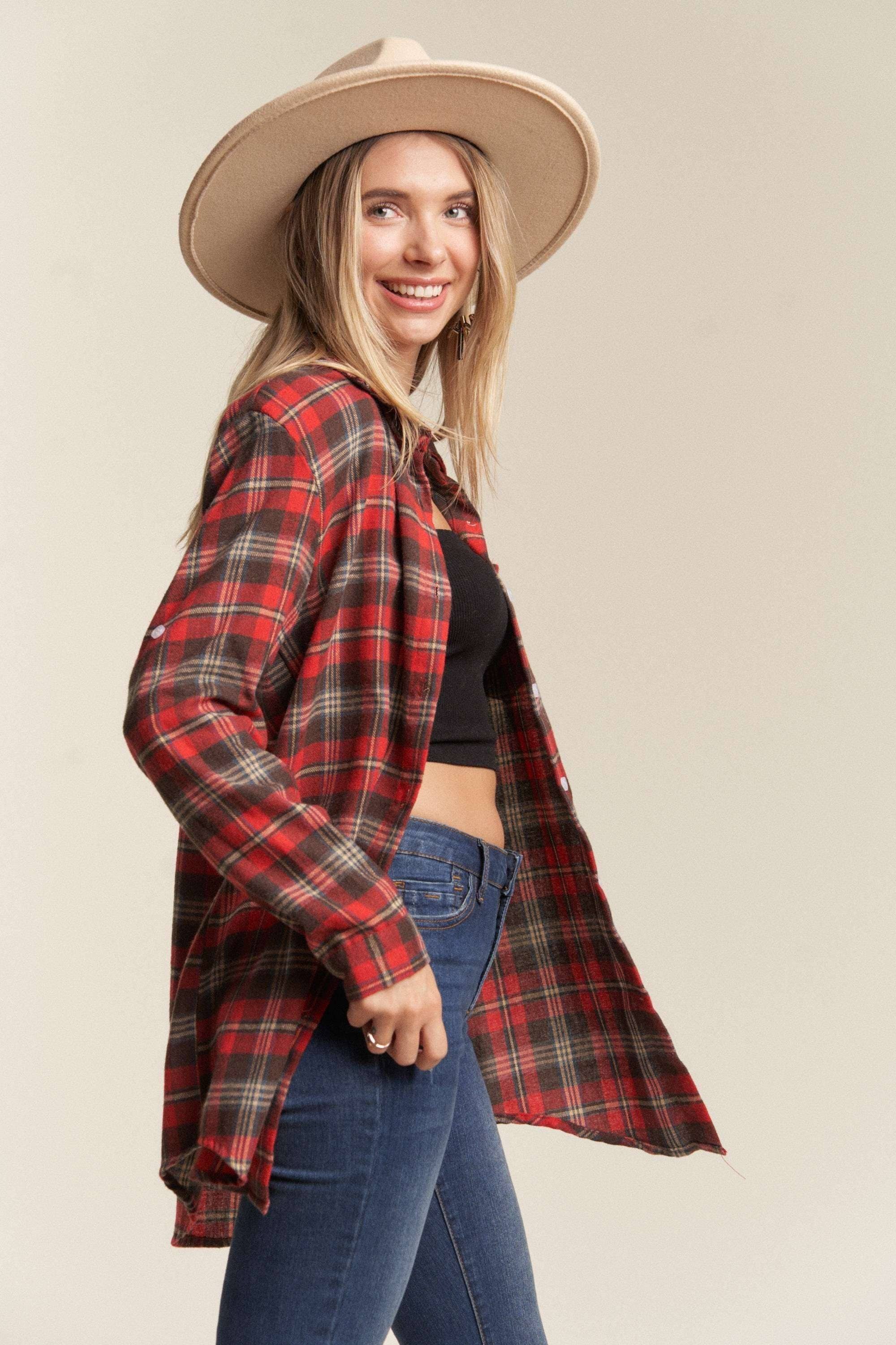 Red Plaid Flannel