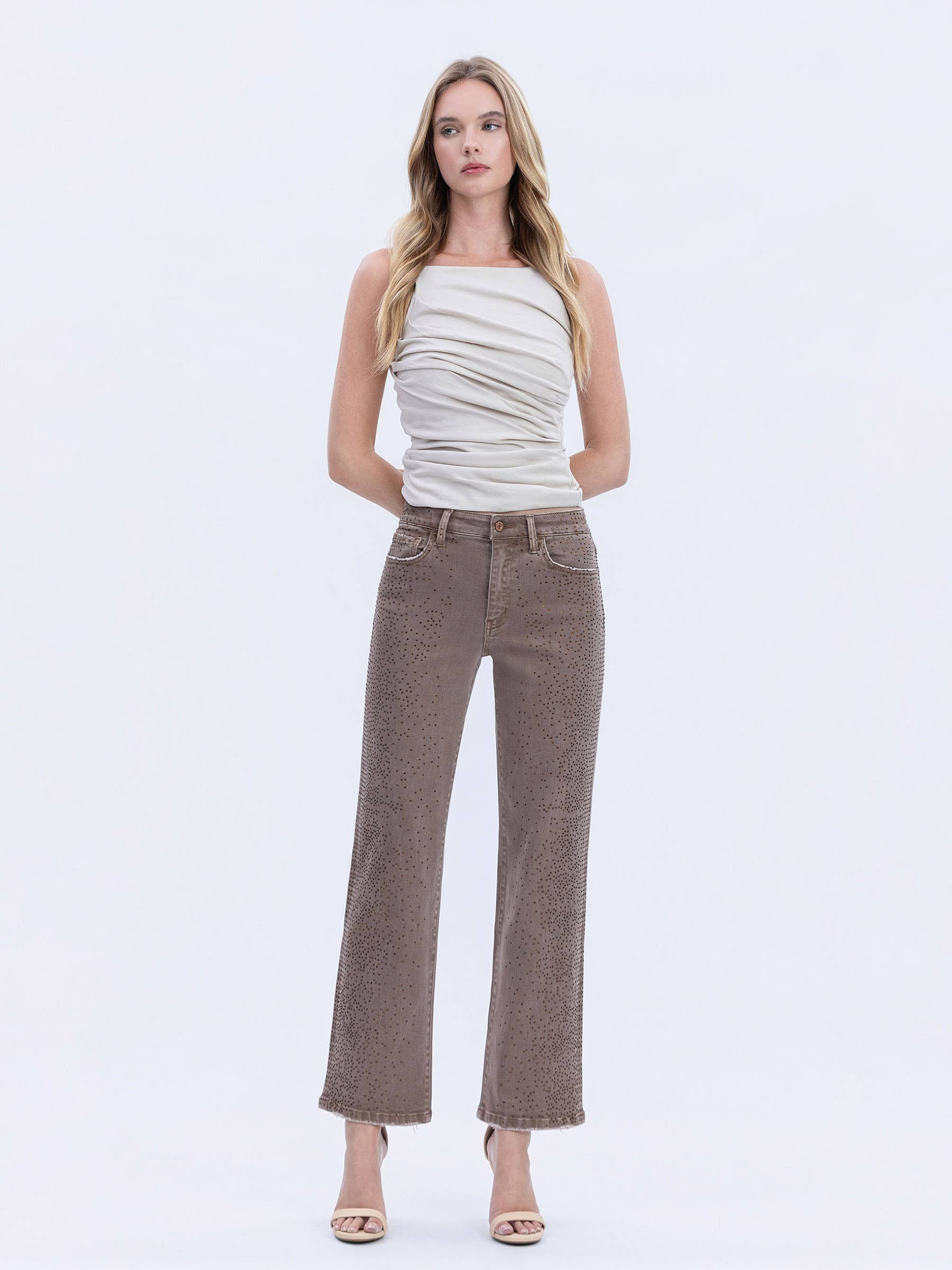 Highrise Embellished - Fudge