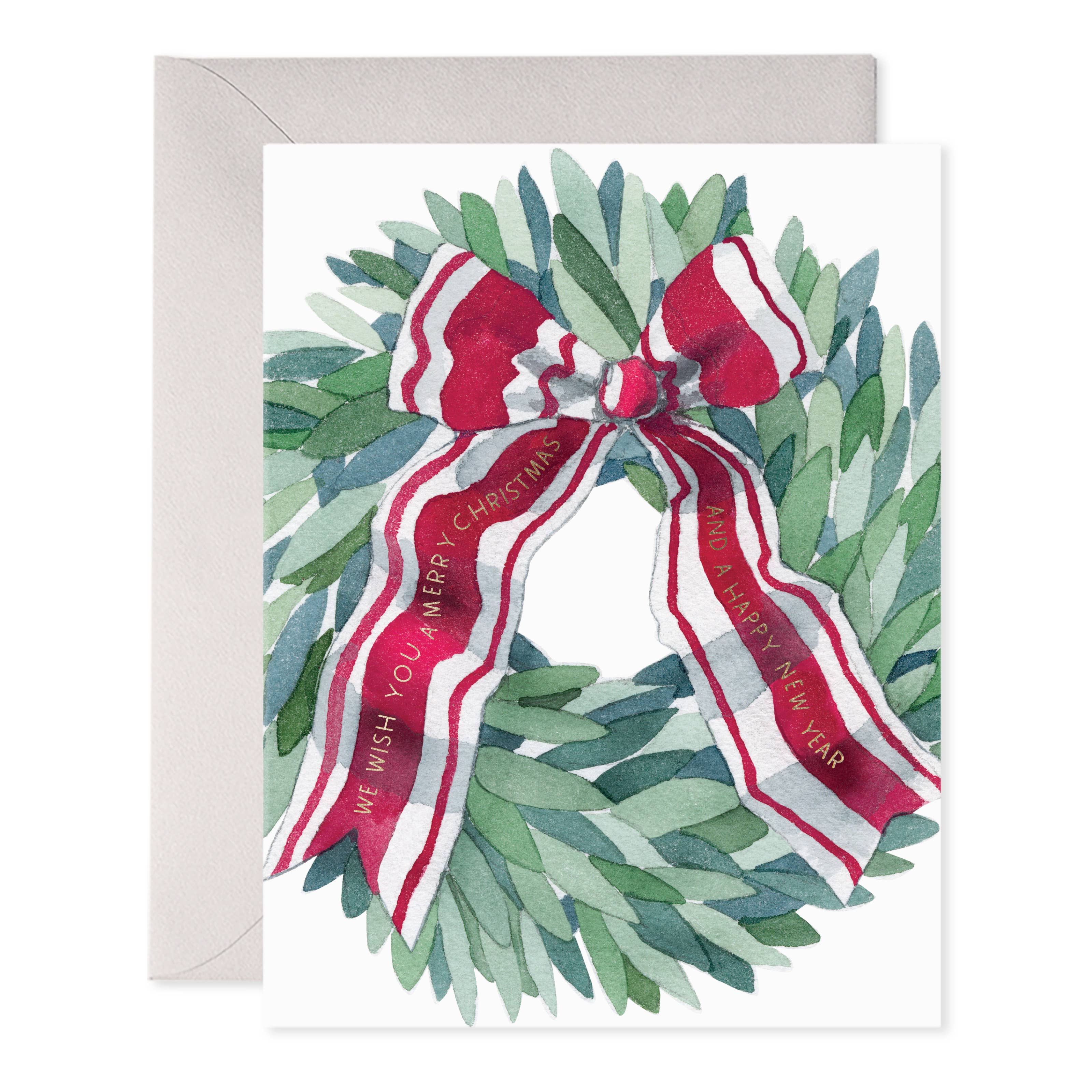 Laurel Wreath Boxed Christmas Cards