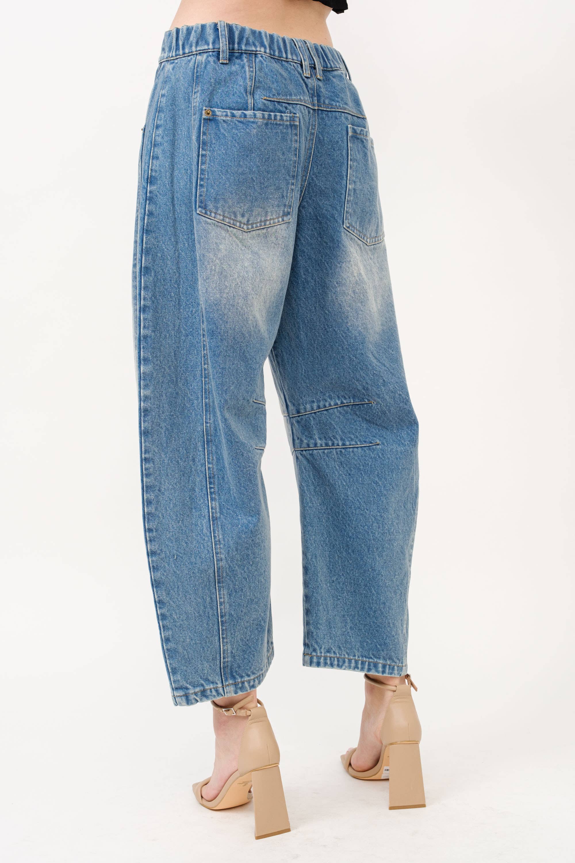 Highrise Barrel Jeans