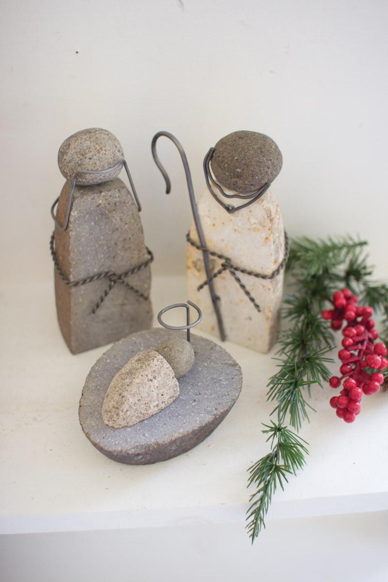 River Rock Nativity