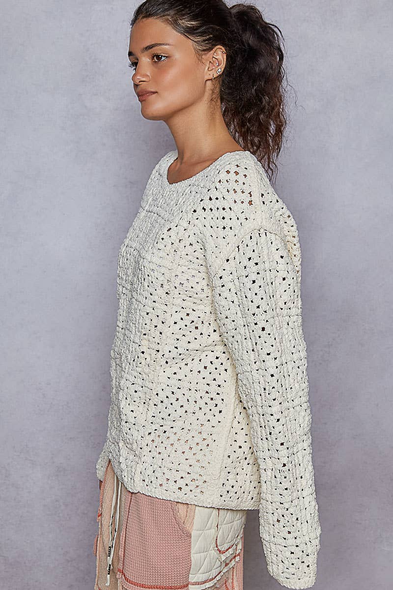 Open Weave Sweater