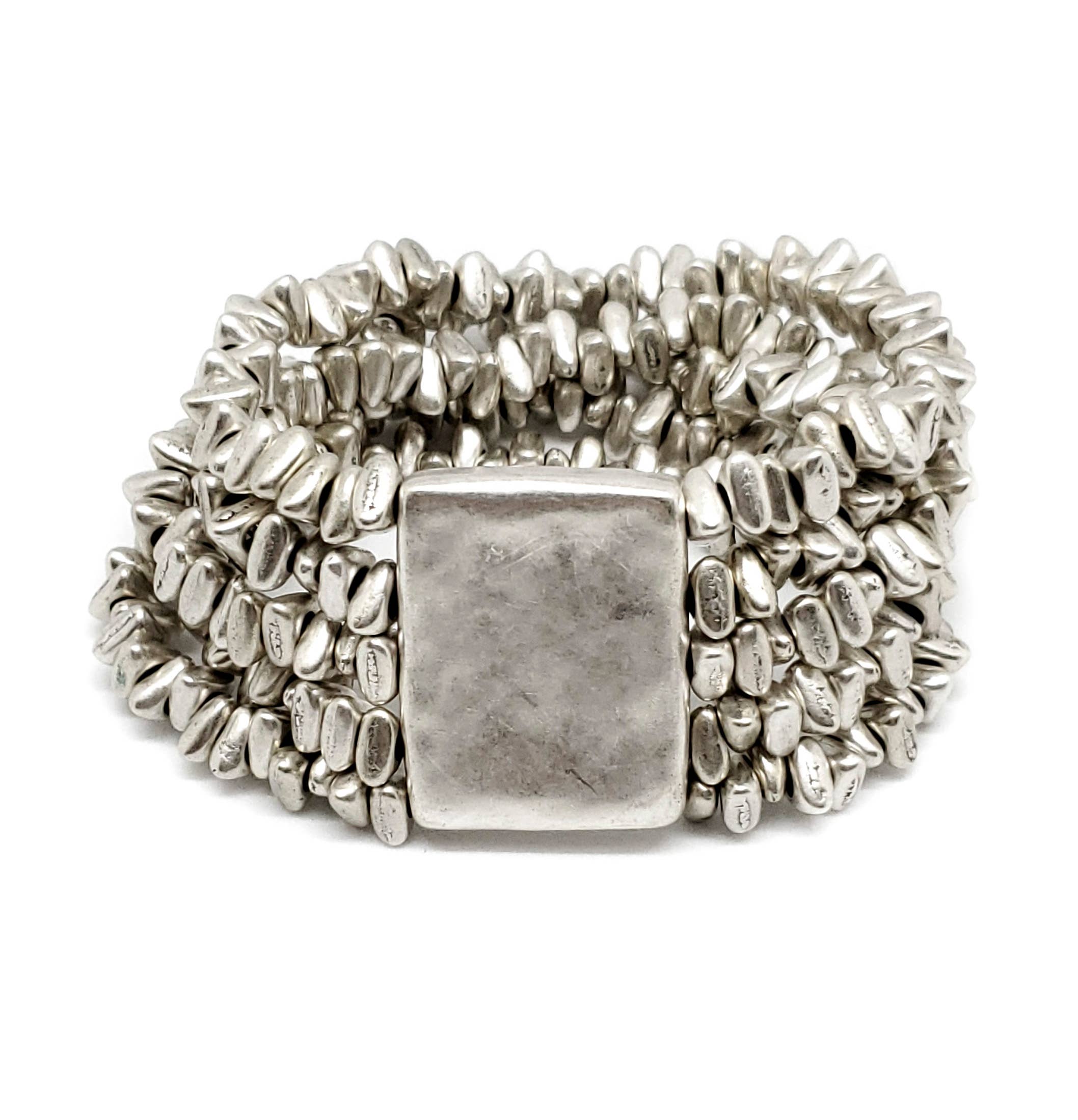 Handmade Pewter Bracelet