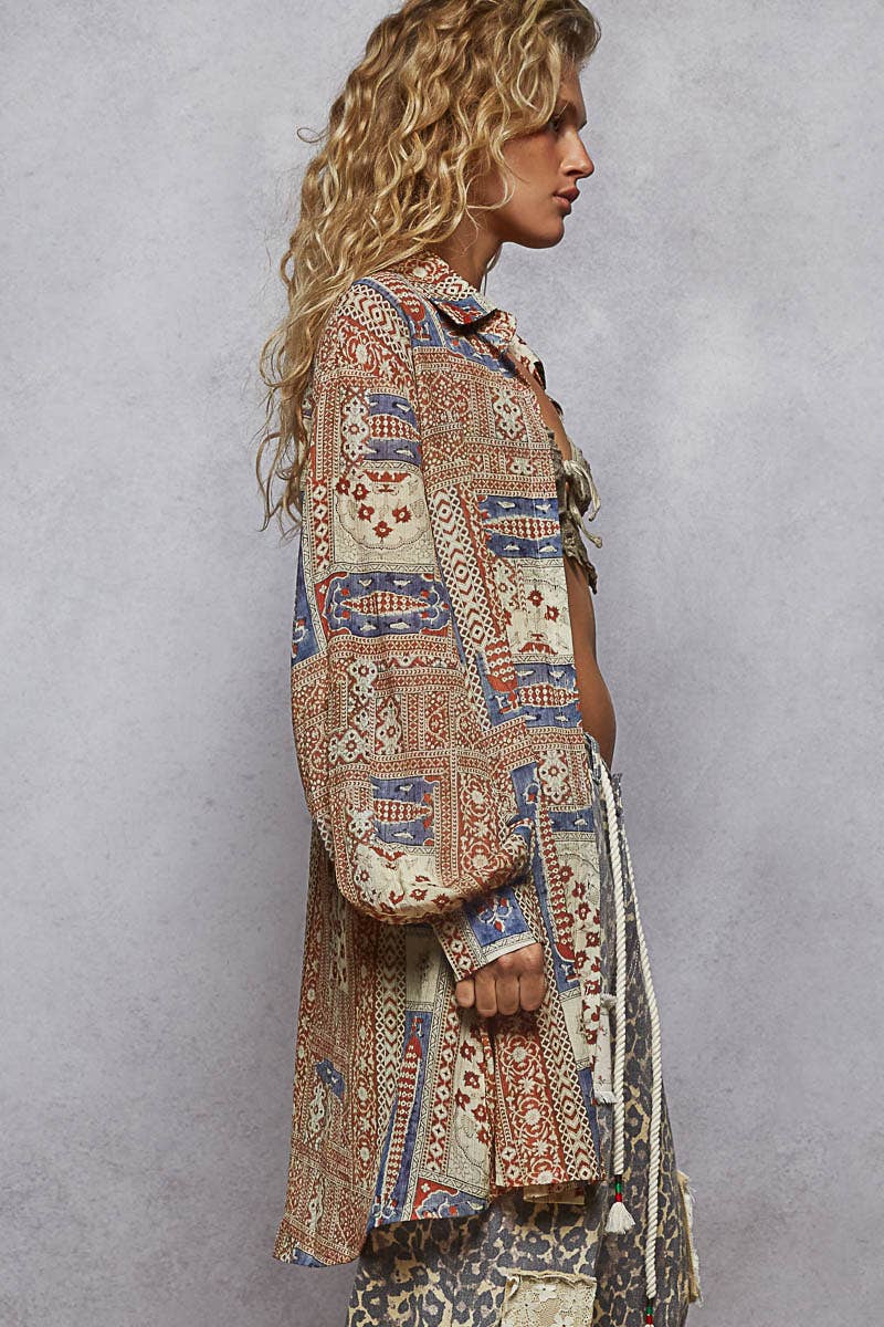 Trompe L'oeil Printed Shirt