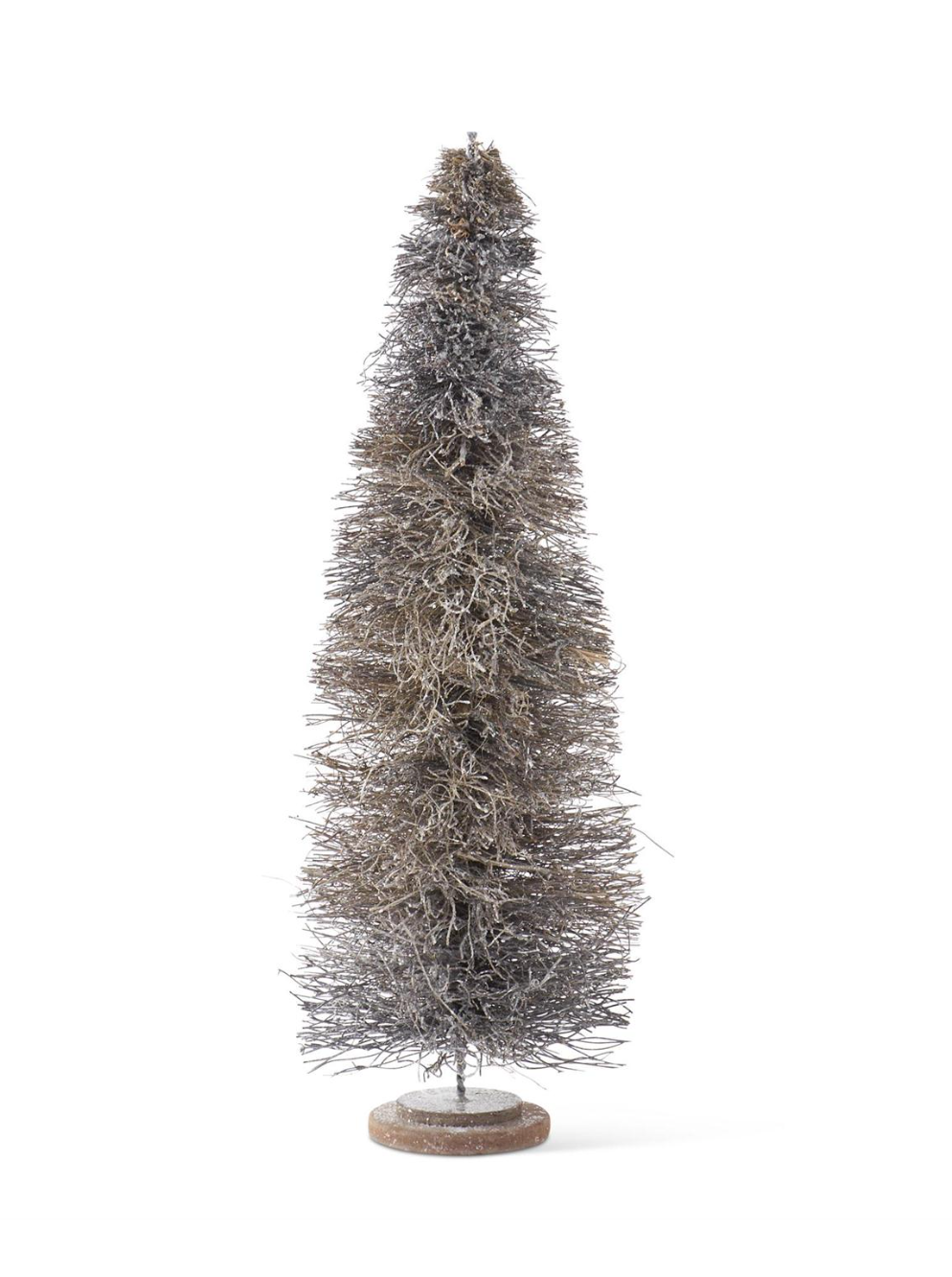 Glittered Twig Trees - Gray/White