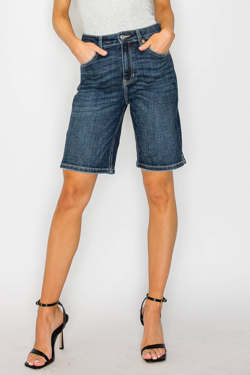 Denim Bermuda Shorts