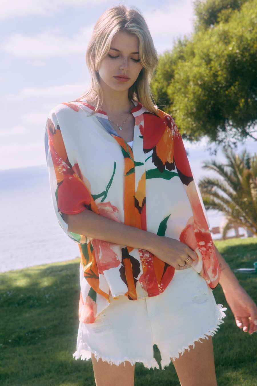 Hibiscus Blouse