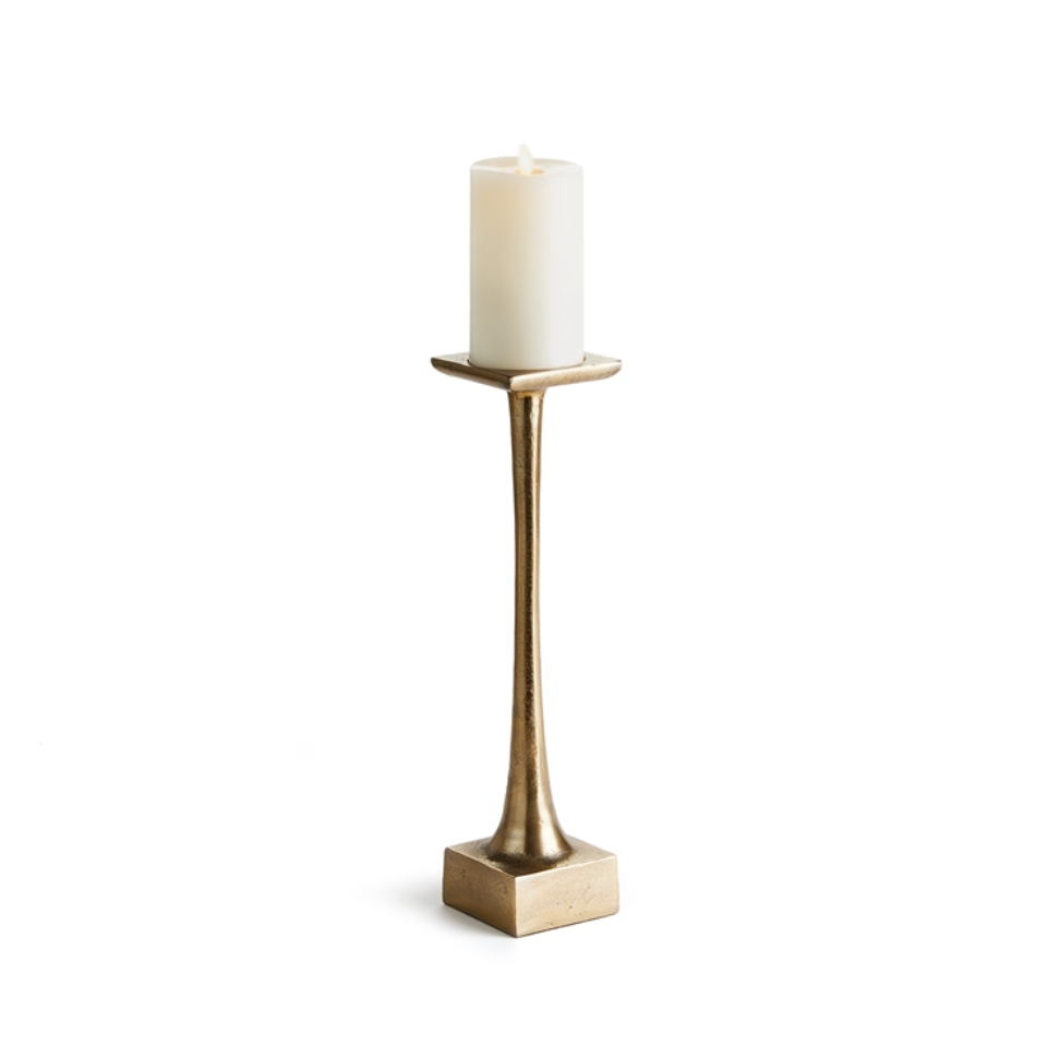 Pillar Candle Holders - Gold