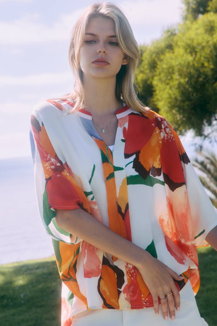 Hibiscus Blouse