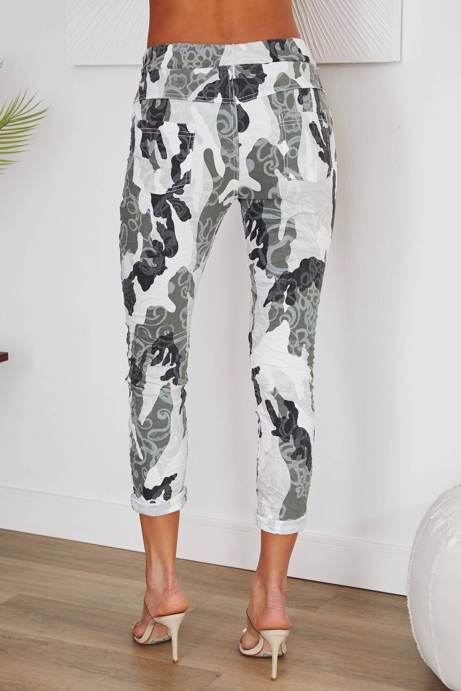 Abstract Print Magic Pants