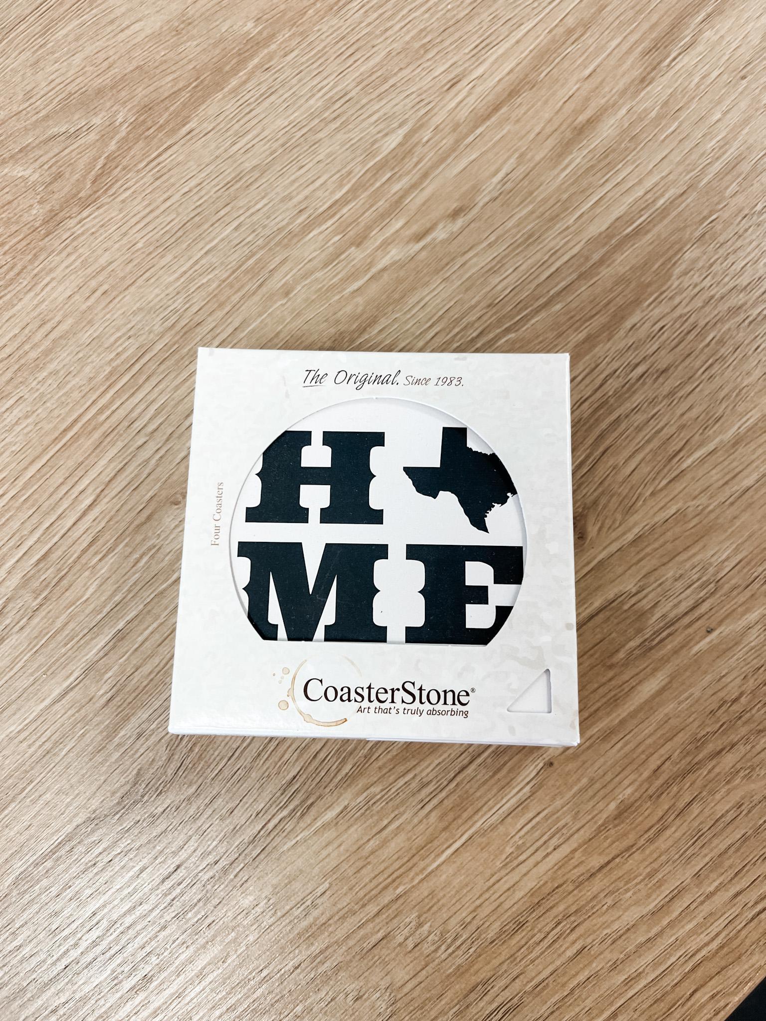 Texas is Home Square Coaster Set