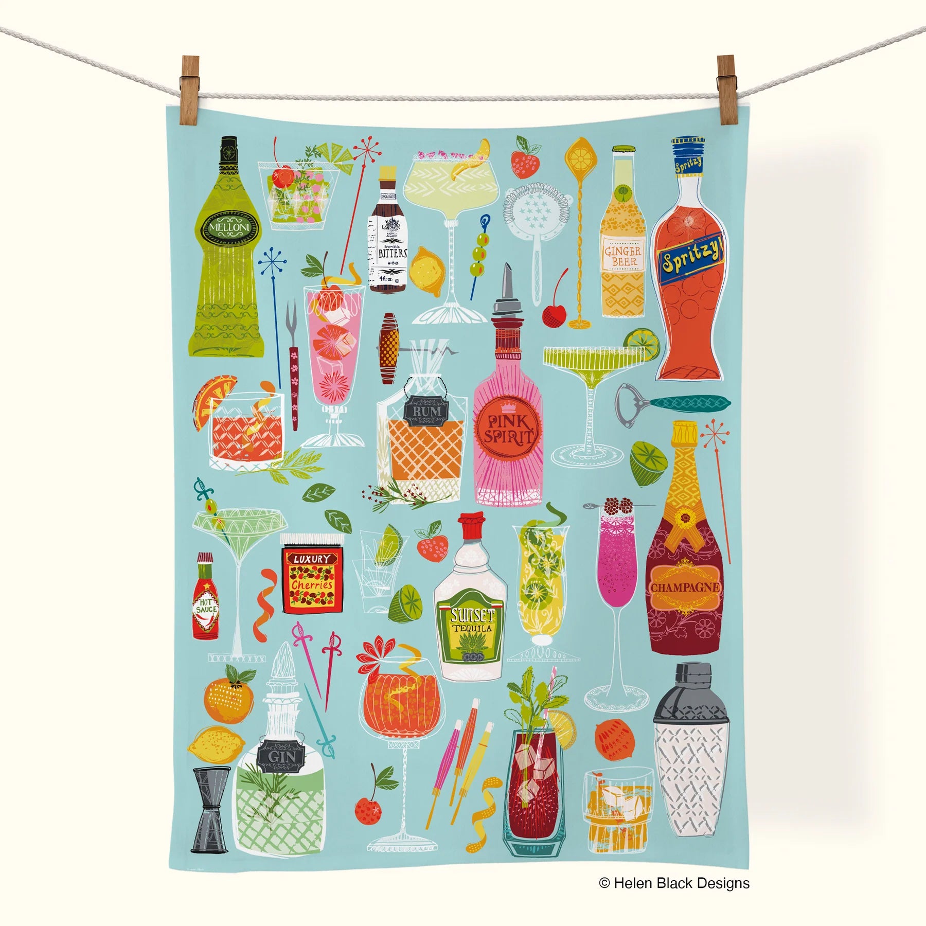 5 O’Clock Somewhere Tea Towel