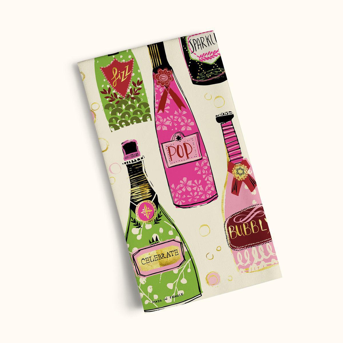 Bubble Pop Fizz Tea Towel