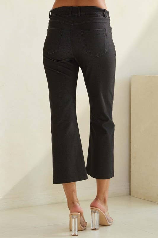 Classic Straight Leg Crop Pants