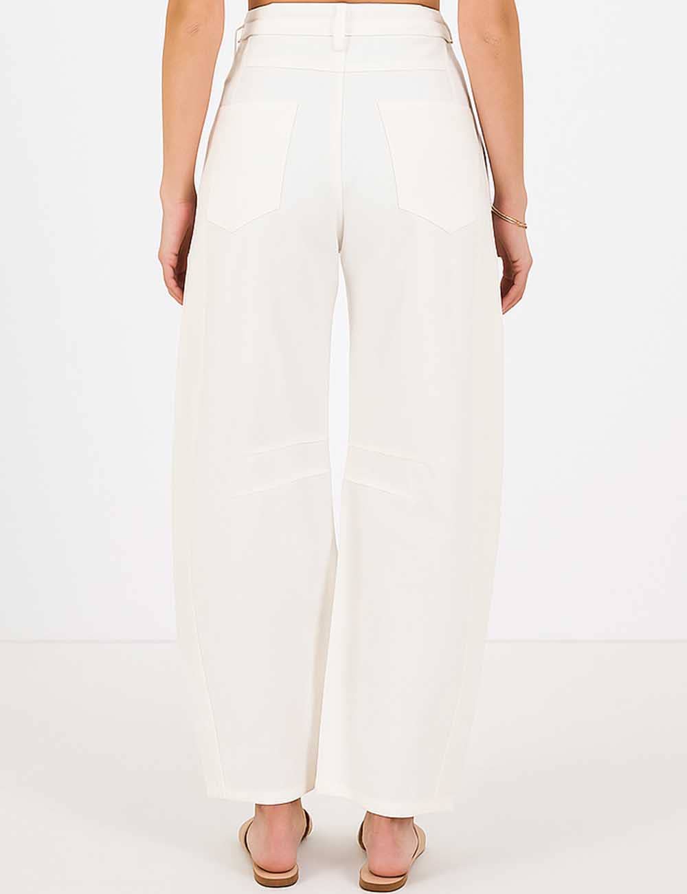 White Barrel Jeans