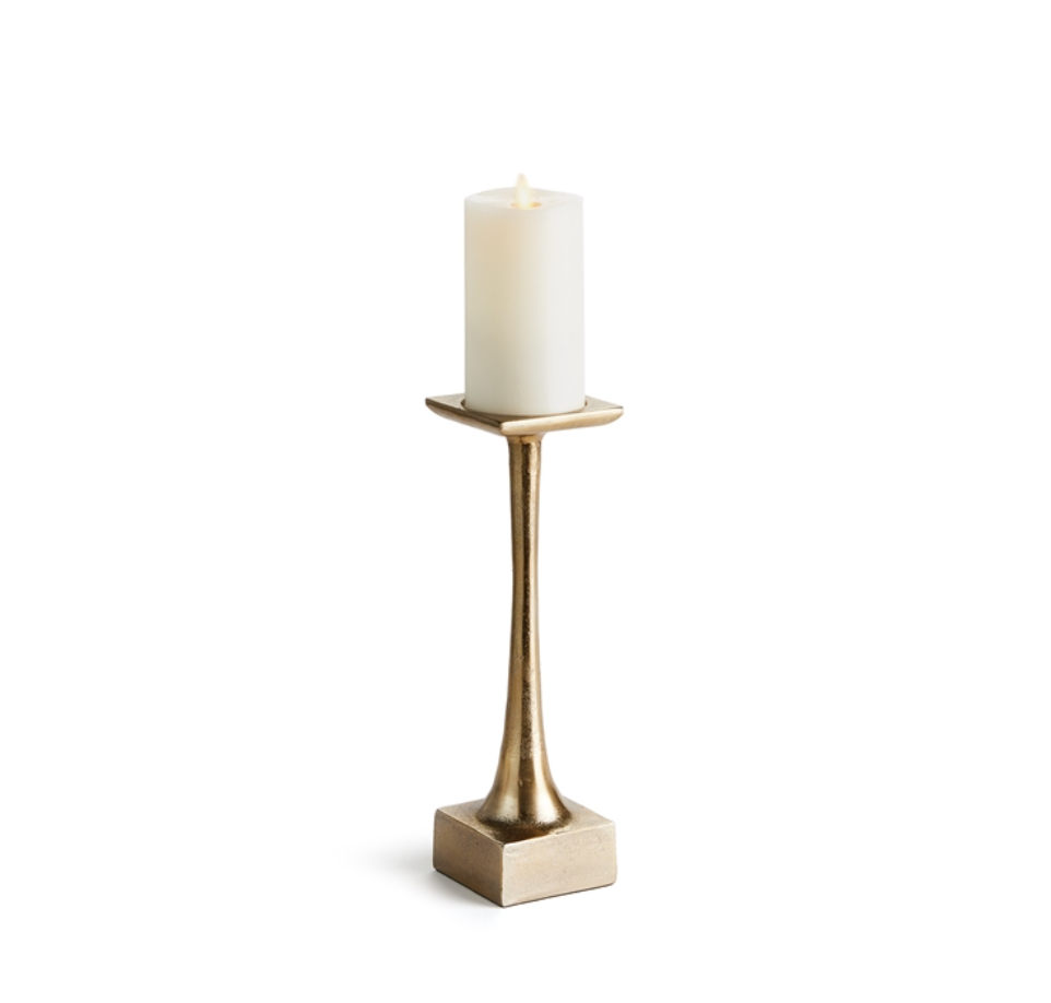 Pillar Candle Holders - Gold
