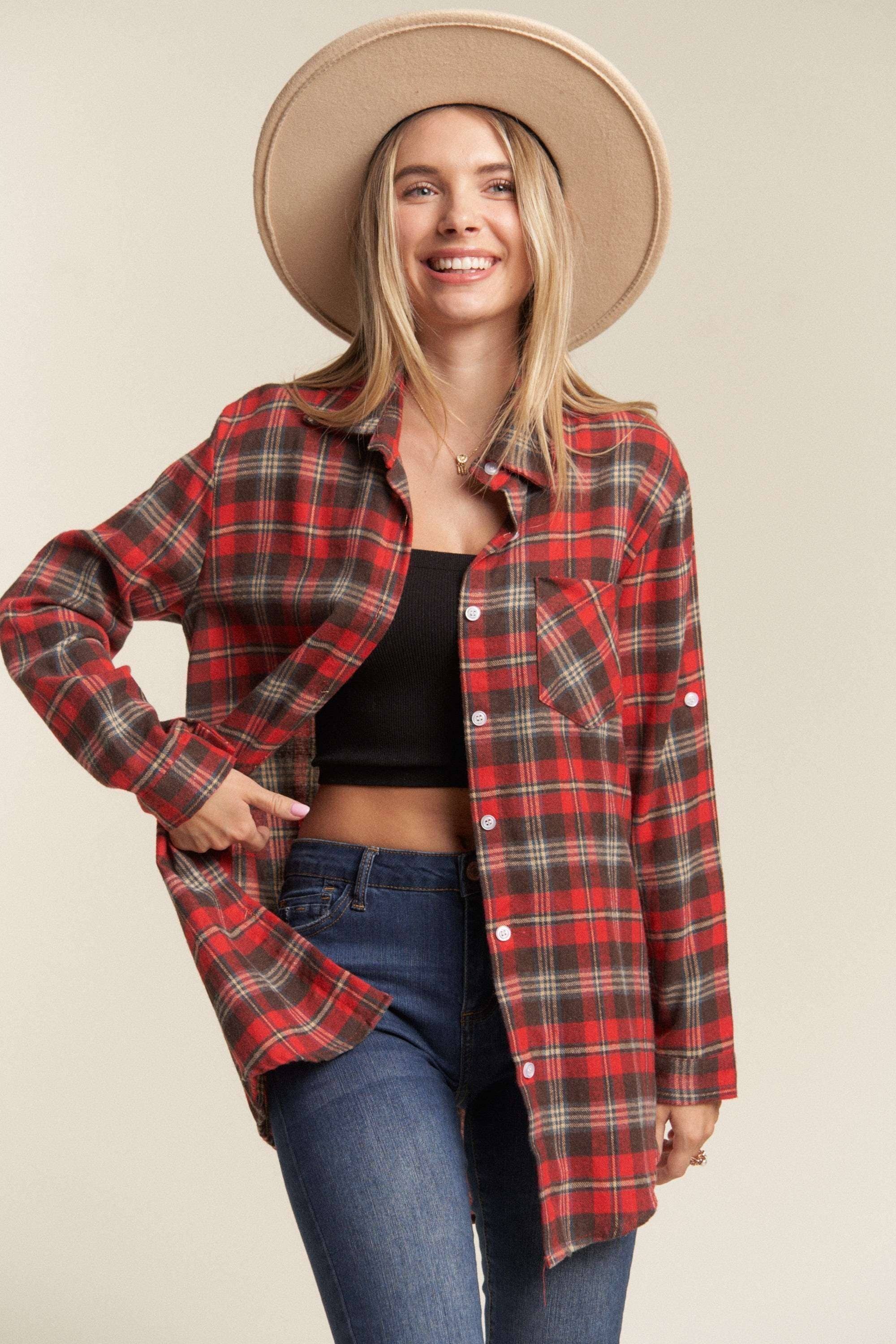 Red Plaid Flannel