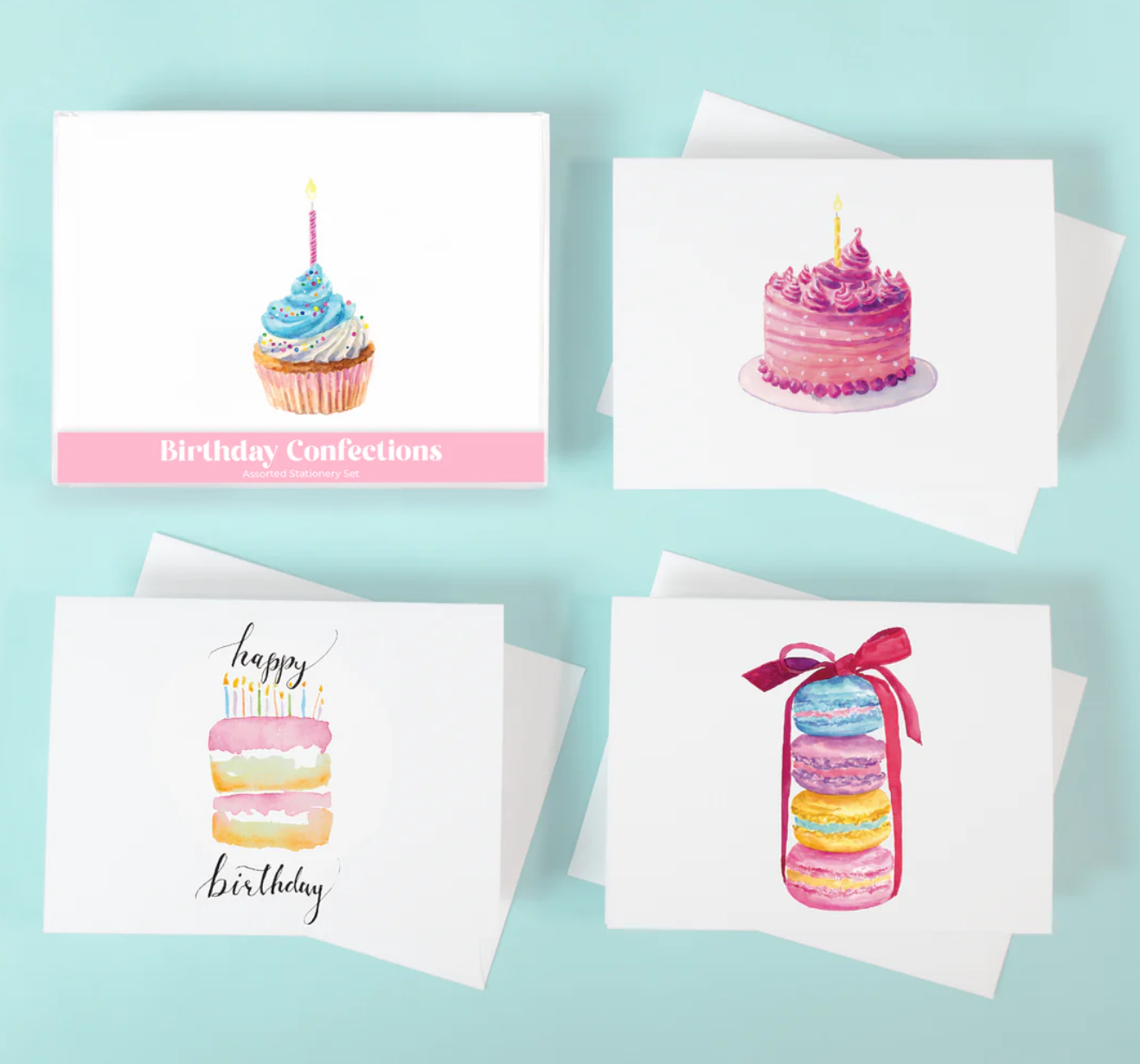 Birthday Confections Assorted Stationary
