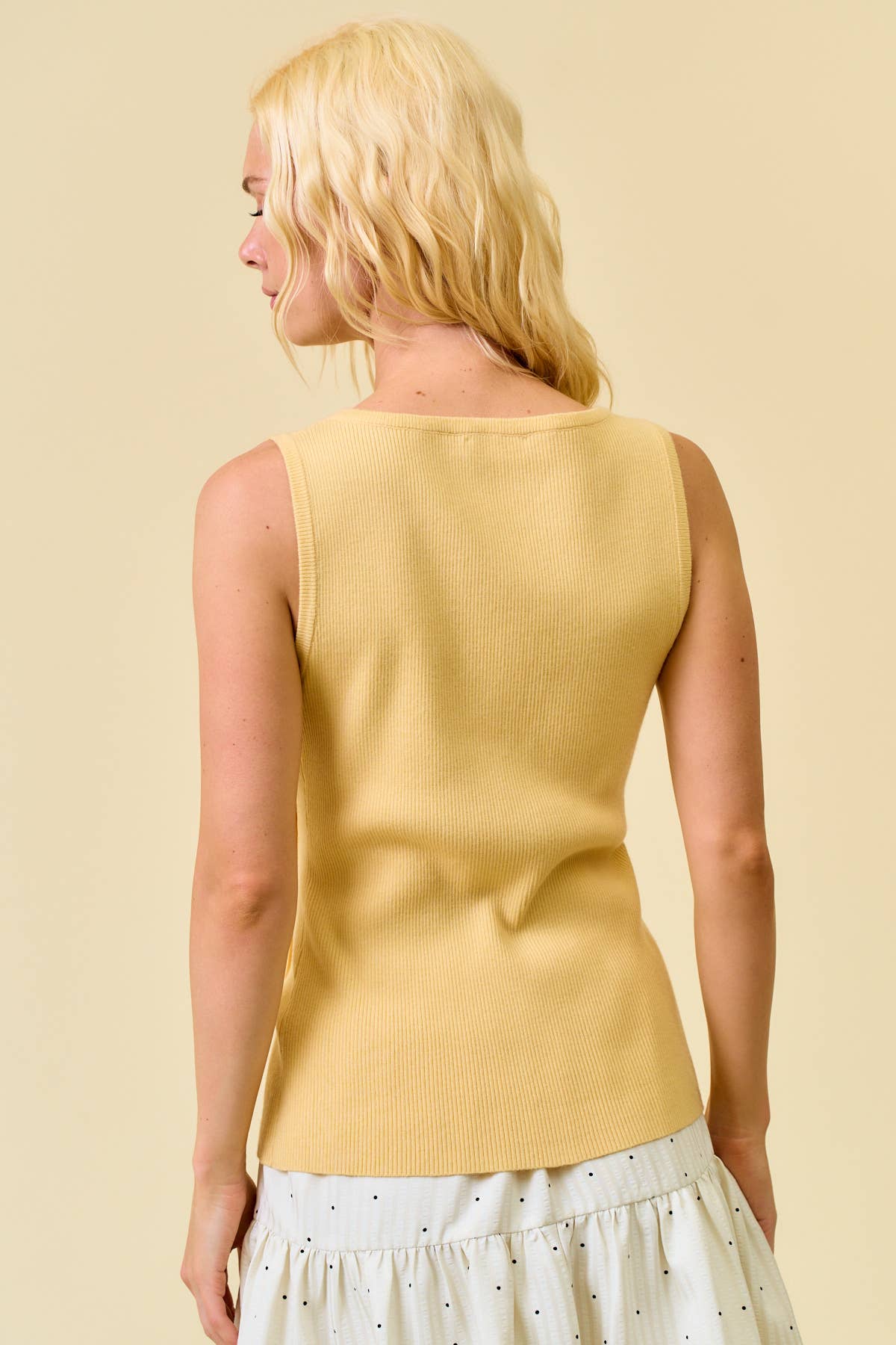 Asymmetrical Button Tank
