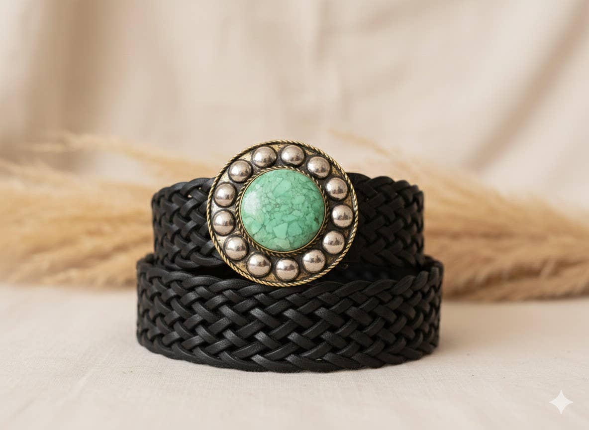 Saturn Wide Black Belt