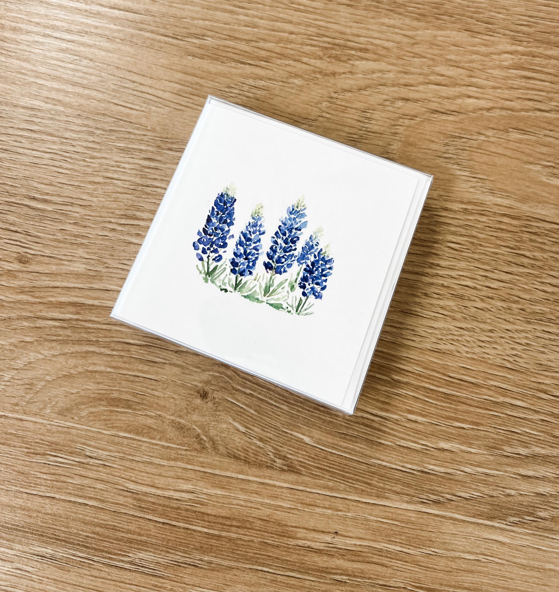 Bluebonnets Field Enclosure Card Box