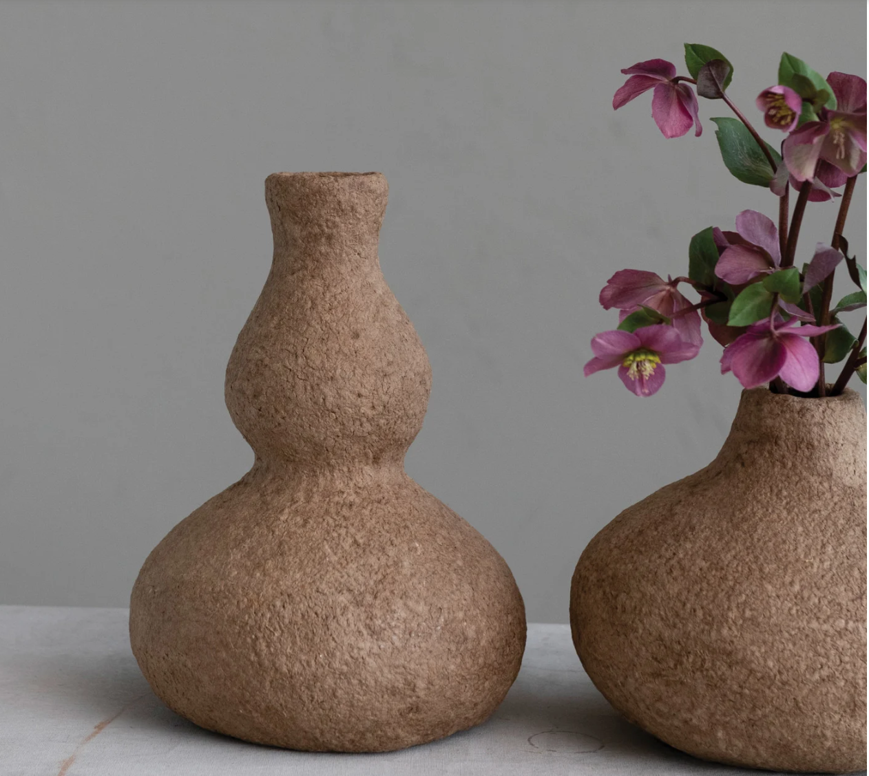 Handmade Paper Mache Vase