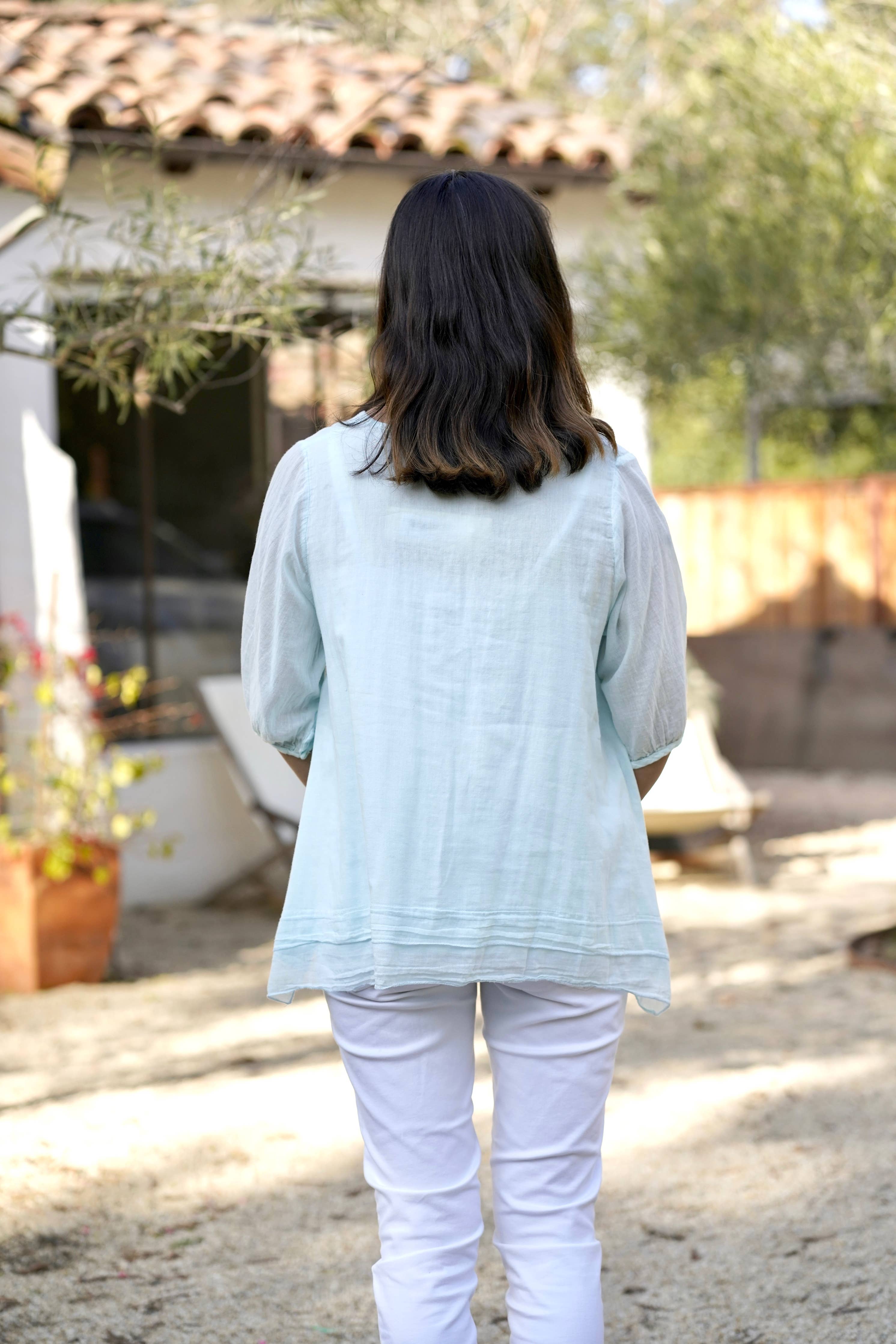 Flowy Cotton Blouse