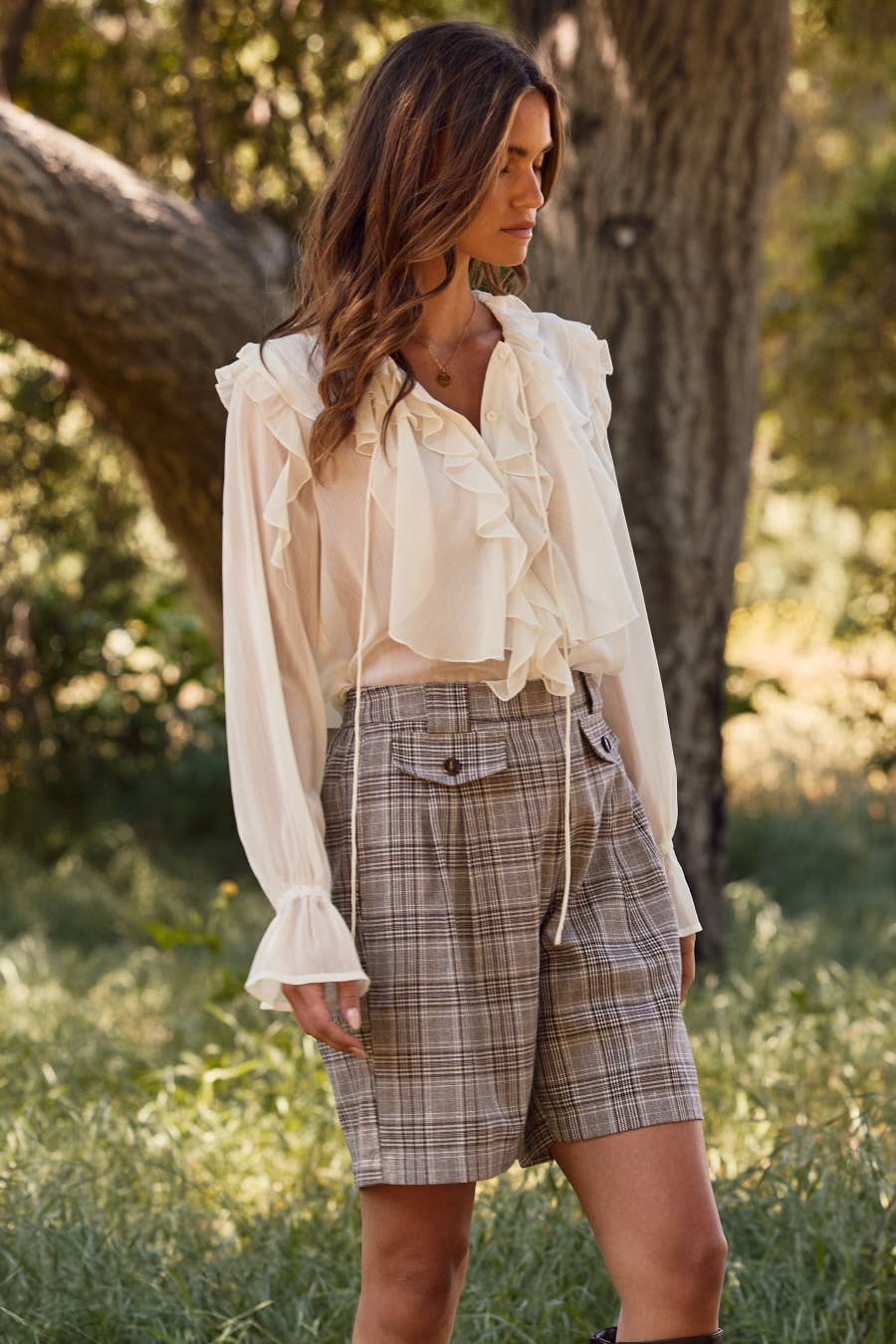 Sheer Chiffon Blouse