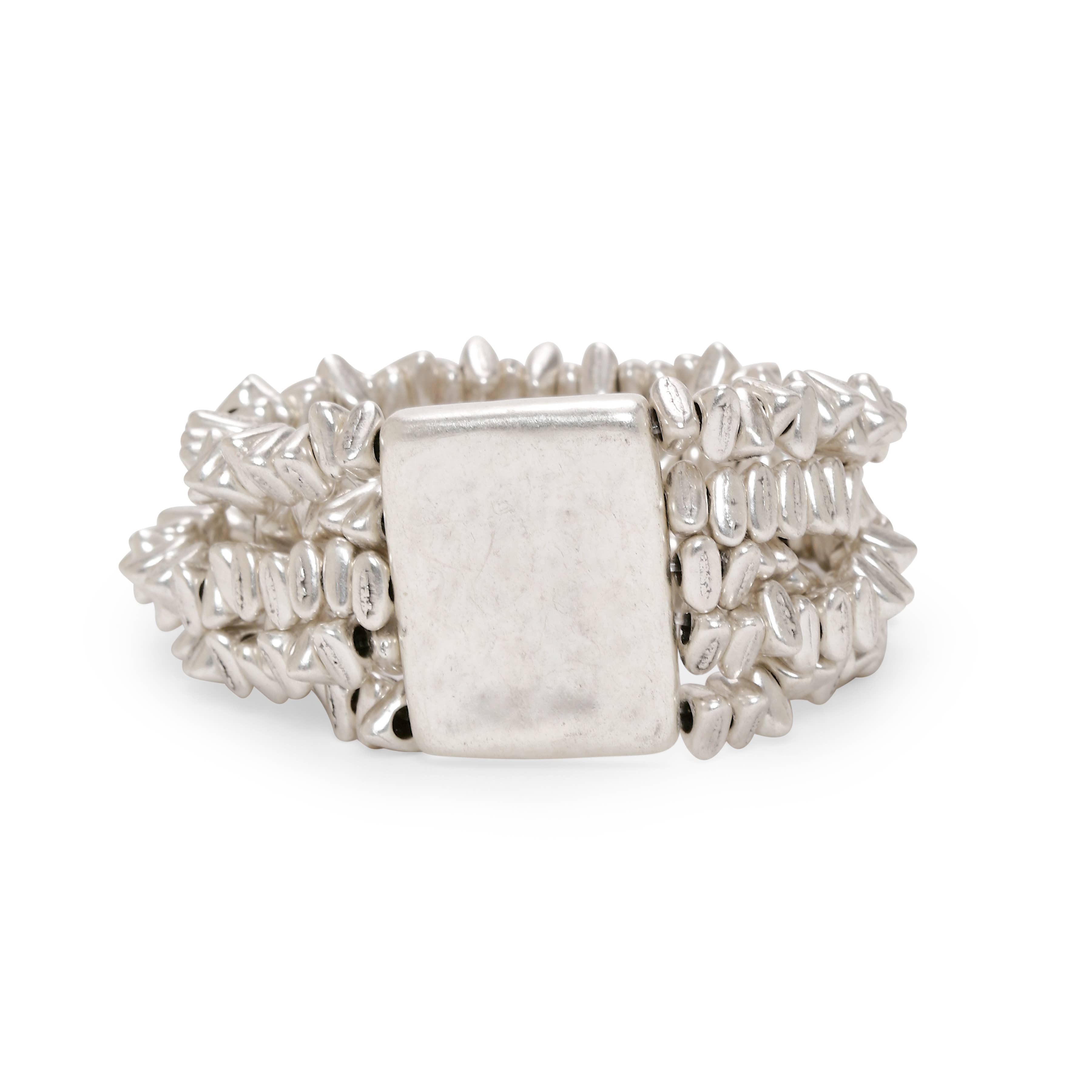 Handmade Pewter Bracelet