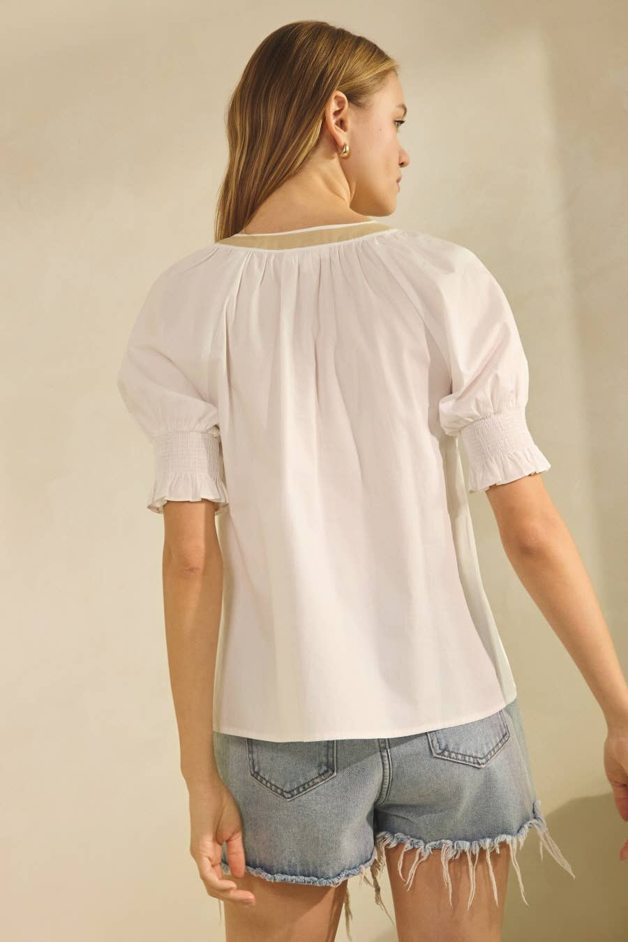 Cotton Poplin Top