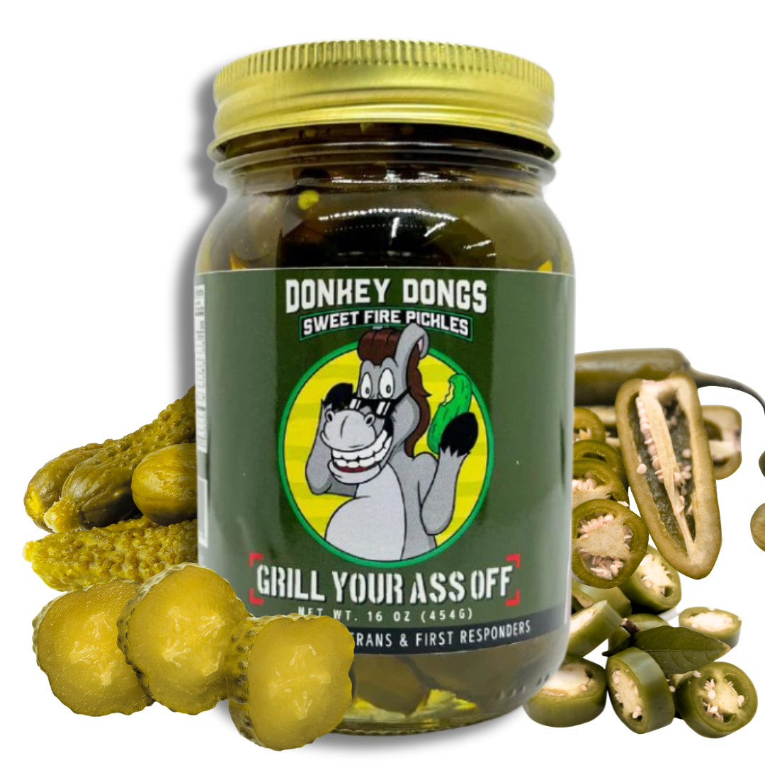 Donkey Dongs Sweet Fire Pickles