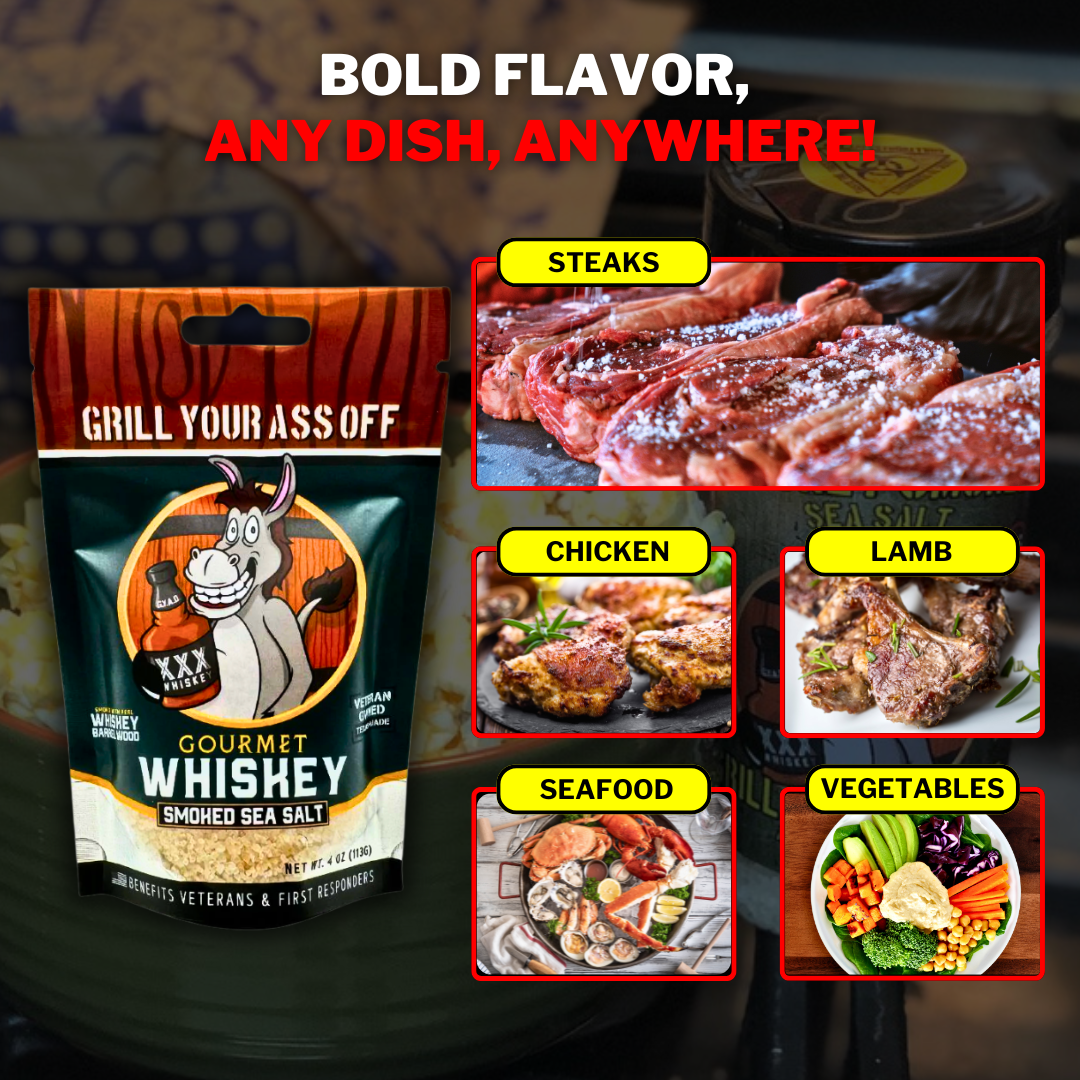 Whiskey Smoked Sea Salt