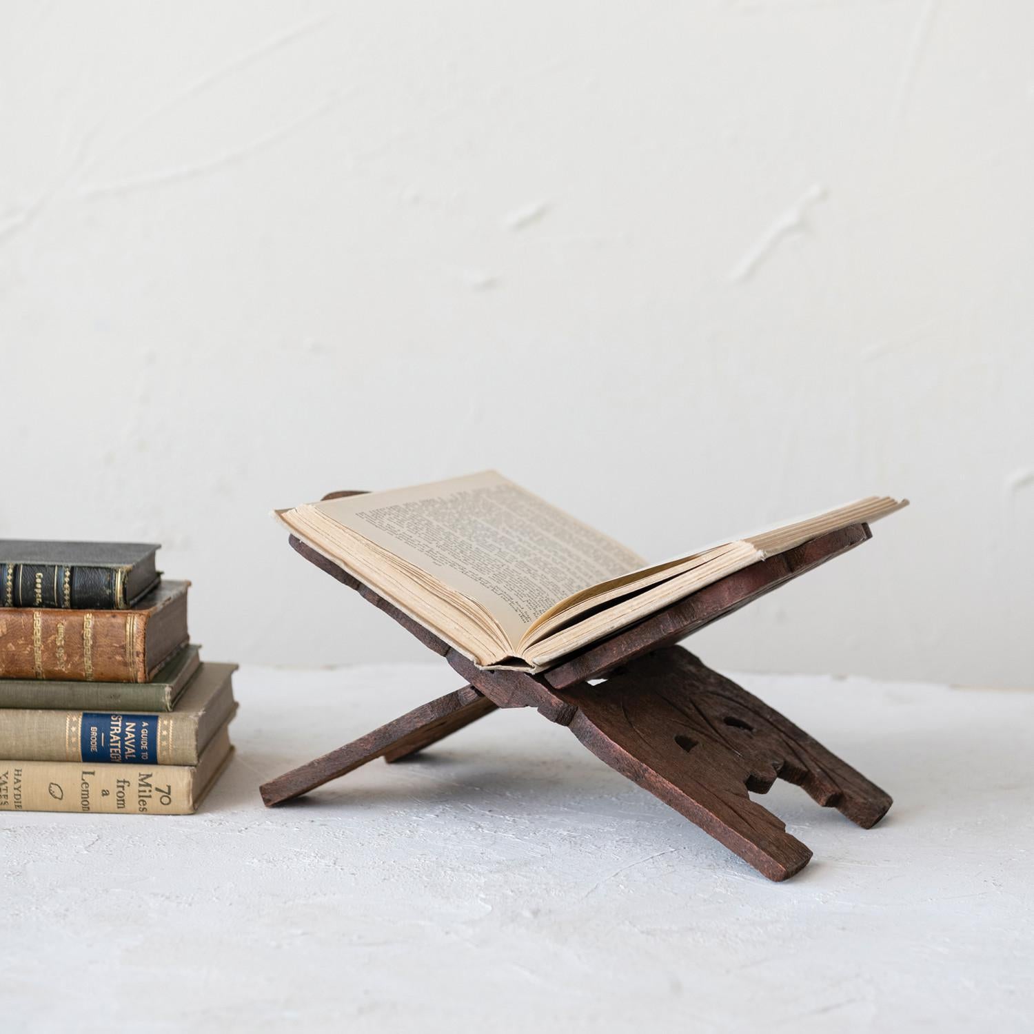 Book Holder - Reclaimed Wood