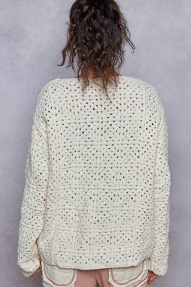 Open Weave Sweater