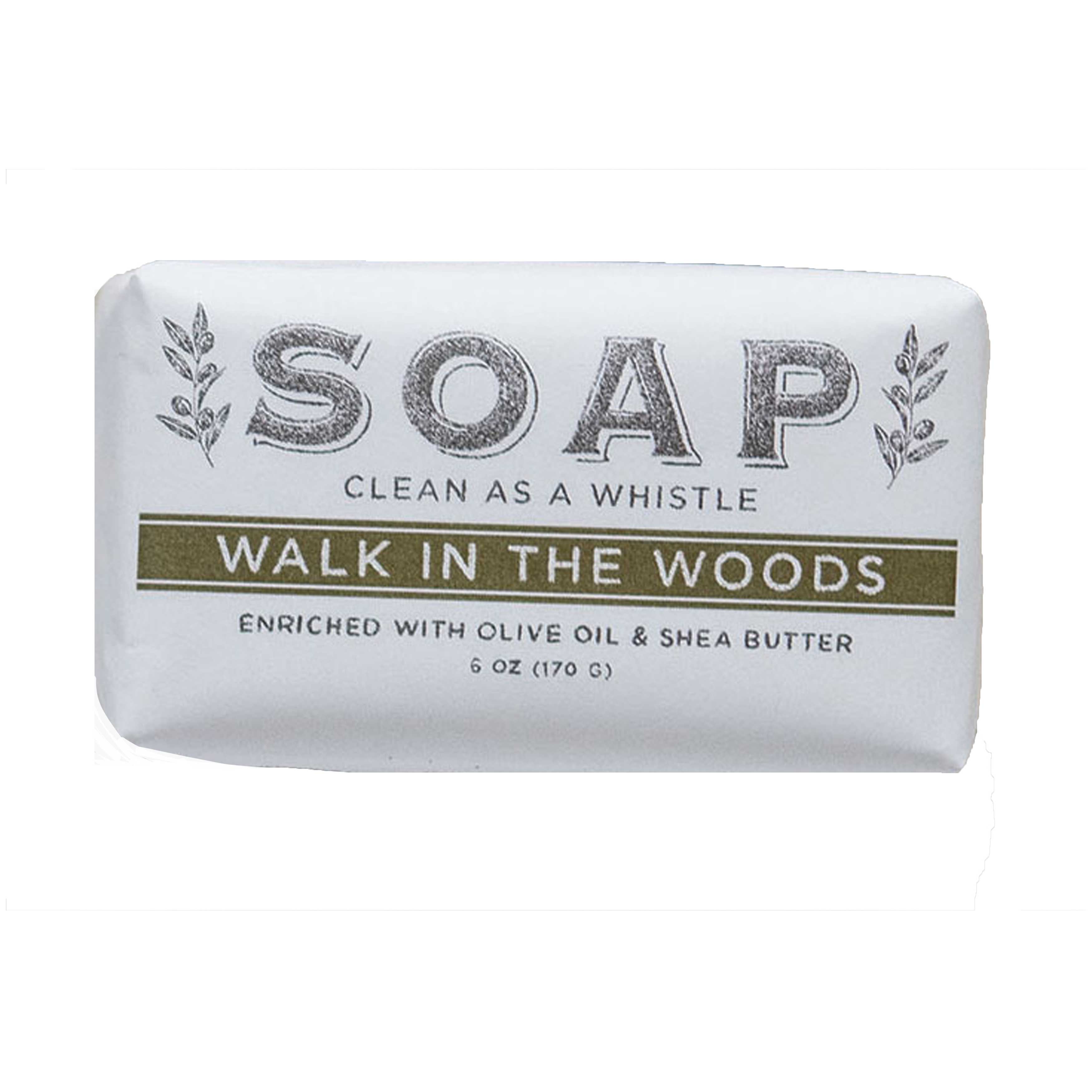 Olive Oil & Shea Butter Milled Soap - Walk in the Woods