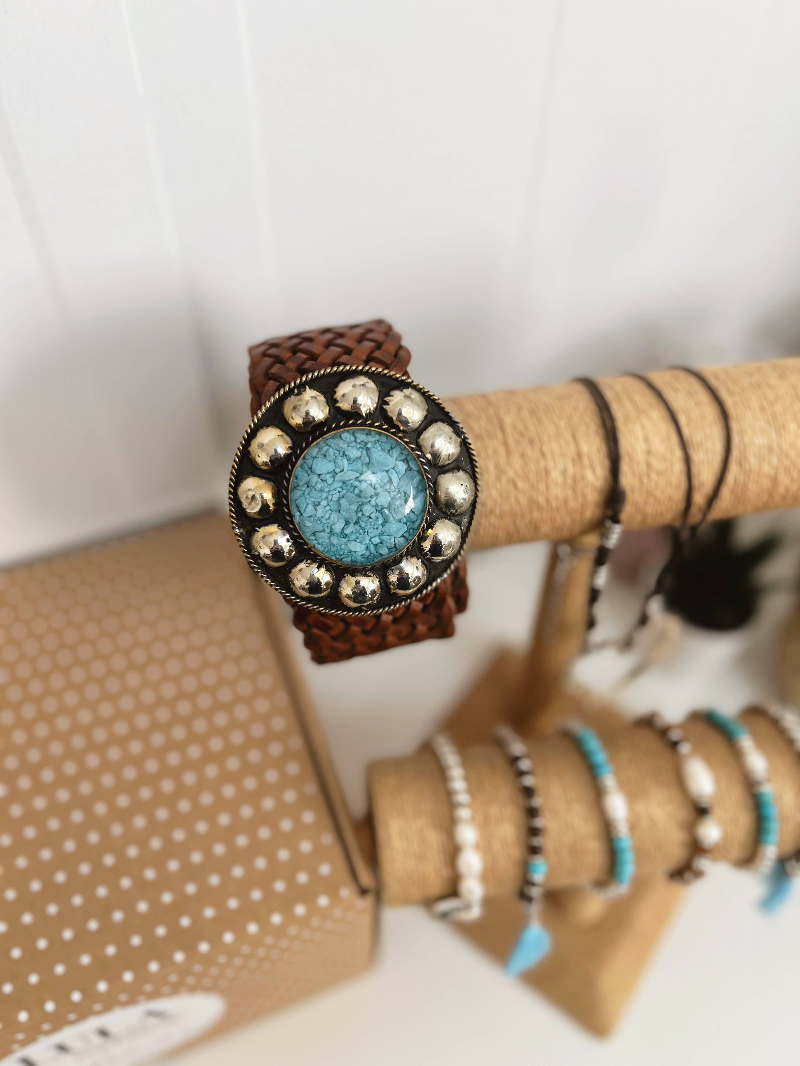 Saturn Wide Brown Belt