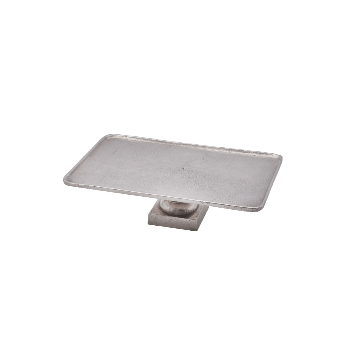 Aluminum Tray on Stand - Large