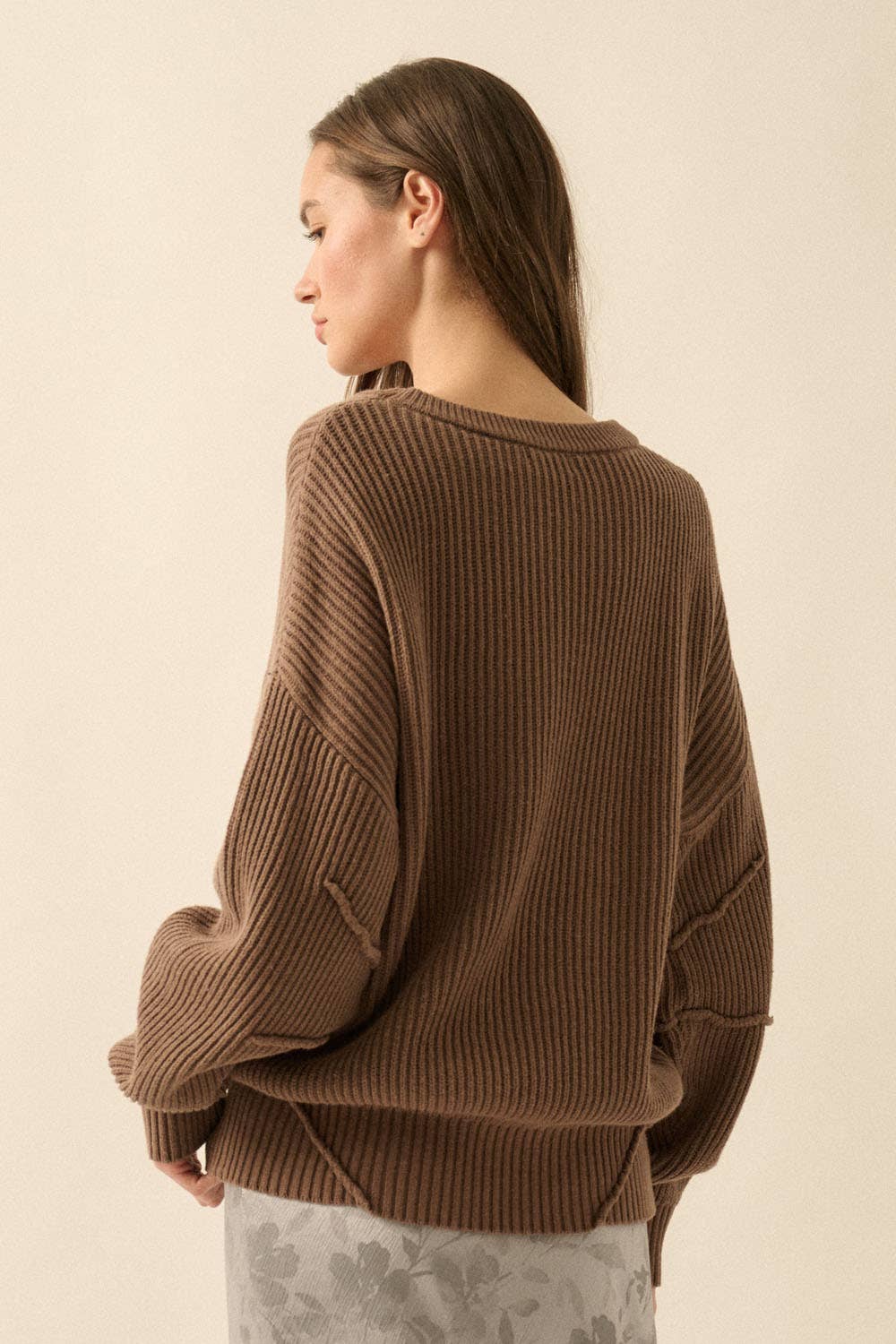 Ribbed Knit Sweater
