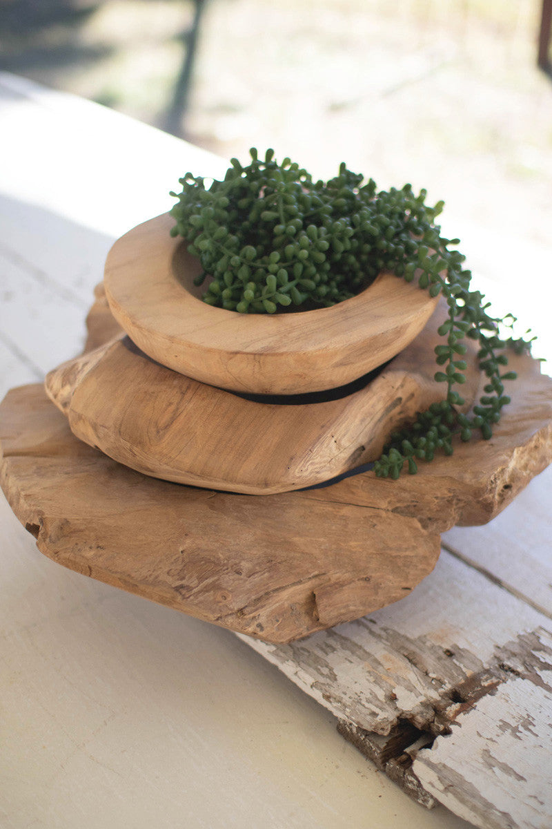 Teak Bowls