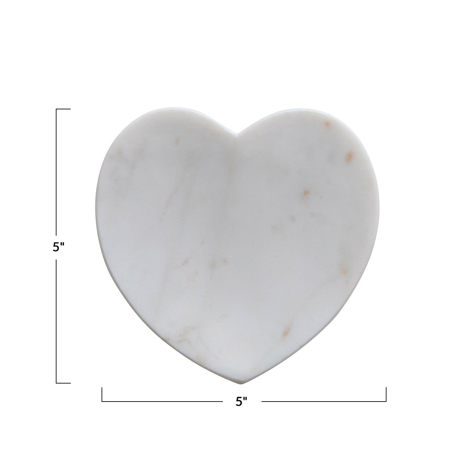 Heart Shaped Marble Dish