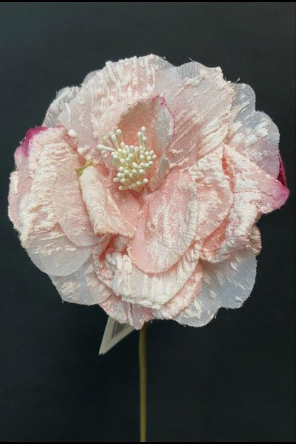 Blush Pink Linen Flower